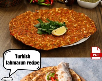 Turkish Lahmacun Recipe (PDF File)