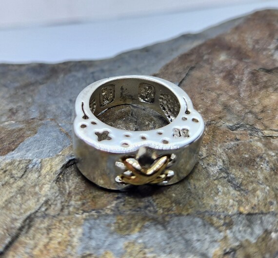 Moderist sterling silver ring