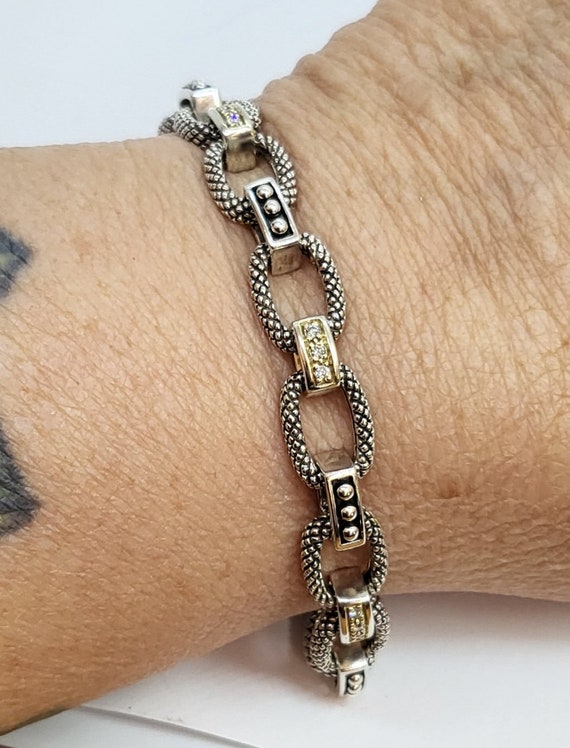 Andrea Candela Designer Bracelet, Sterling Silver… - image 1