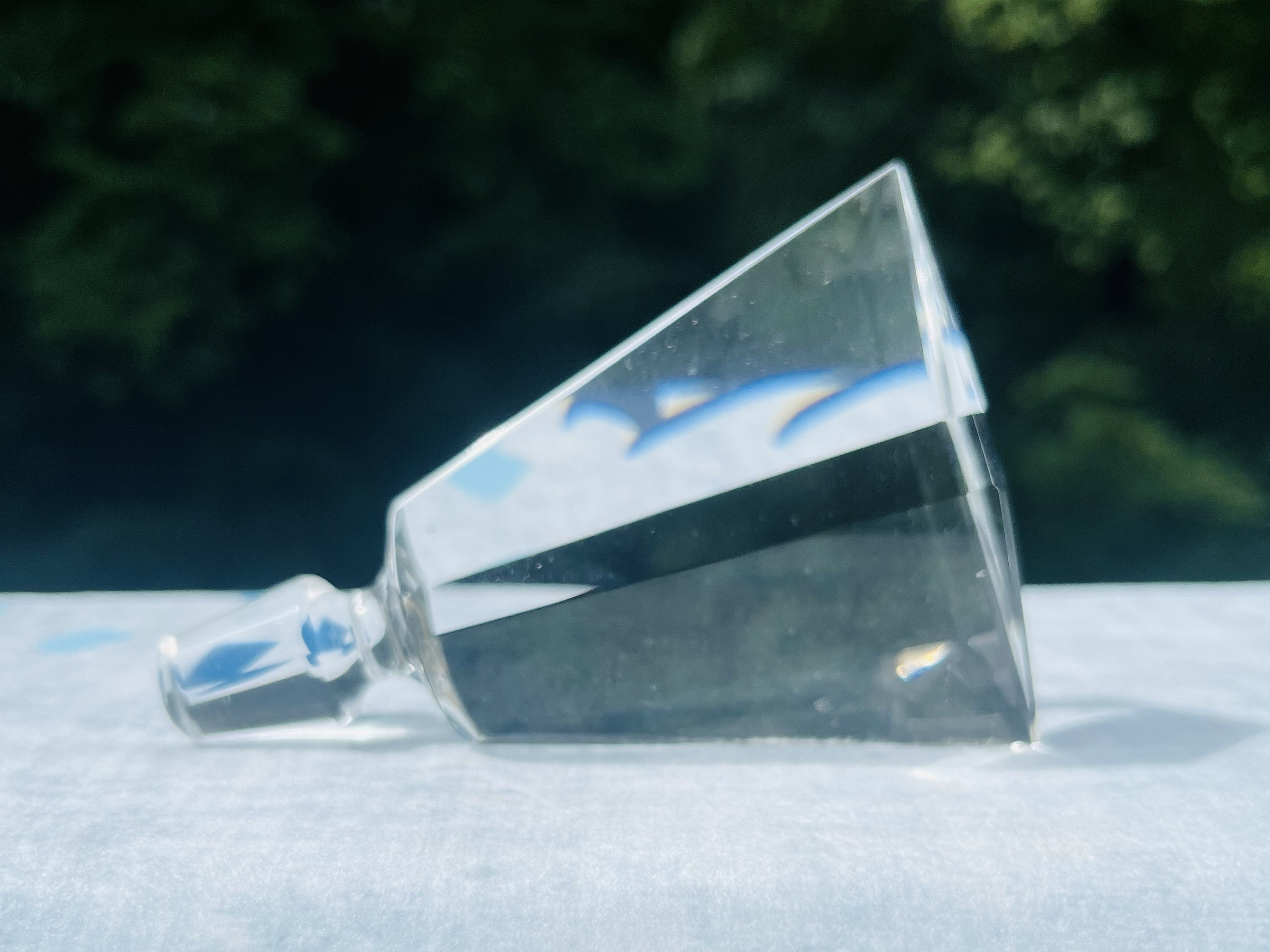 Desna Bohemia Cut Glass Perfume Bottle Engraved. - Etsy