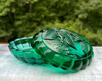 Bohemia Trinket Box Phoenix Jewelry Candy Vintage  With Lid