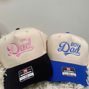 Girl Dad Embroidered Hat, Custom Dad Cap, New Dad Gift, Fathers Day Hat, Custom Dad Hat, Baseball Cap for Dad, Girl Dad Gift, Boy Dad