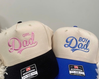 Girl Dad Embroidered Hat, Custom Dad Cap, New Dad Gift, Fathers Day Hat, Custom Dad Hat, Baseball Cap for Dad, Girl Dad Gift, Boy Dad