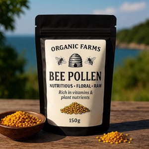 Bio Bee Pollen Granules | Raw Superfood | Natural Craft Ingredient for DIY Creams, Tinctures & More