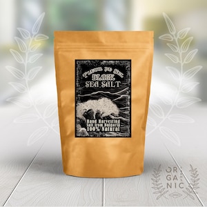 Fleurs de sel gastronomiques haut de gamme/Fleur de sel - Sel marin naturel délicat de la mer Noire, sel naturel non raffiné, bio végétalien 7,05 oz / 200 g.