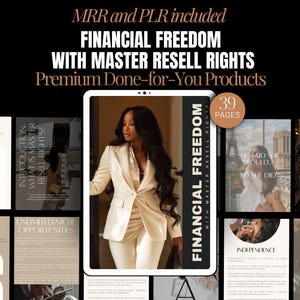 Finanzielle Freiheit mit Master Resell Right | MRR/PLR Rechte enthalten | Starten Sie ein digitales Geschäft | Melanin Edition