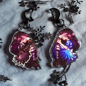 PREORDER Alice Madness Returns double sided epoxy acrylic keychains