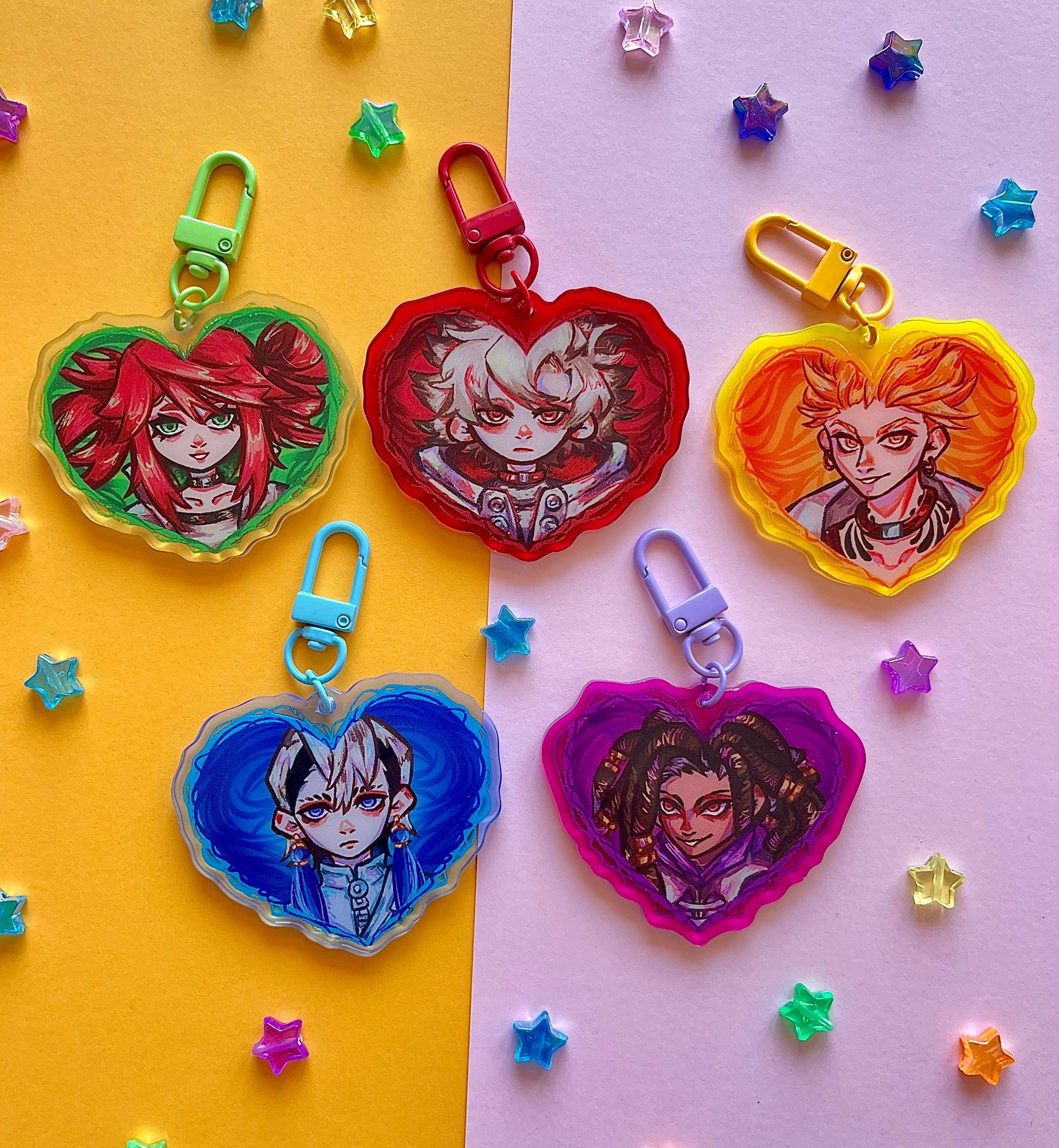 Acrylic Keychain Gachi Anime - Etsy