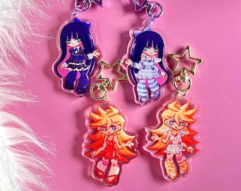 PASWG double sided epoxy acrylic keychains