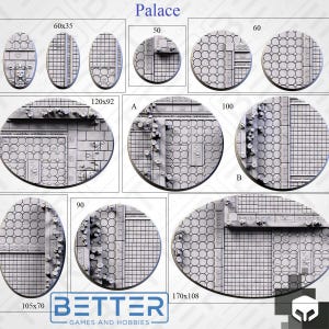 Palace - Themed Bases and Base Toppers for sci-fi & fantasy wargaming