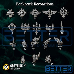 Backpack Decorations - Eternal Pilgrims for 2nd Born Marines