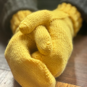 Knitted Mittens pattern PDF