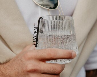 Personalized drink name tags | Glass markers | Drink name tags | Wedding | Party | Event | Gift