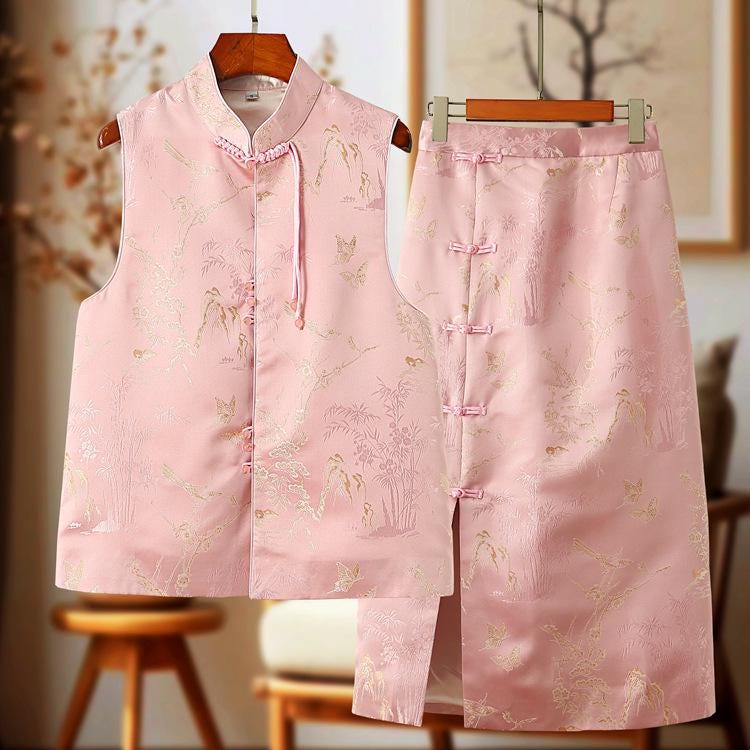 New Chinese Style Autumn/winter Embroidered Vintage Vest +