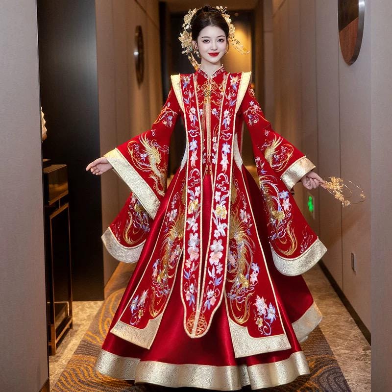 SMEJS ワインレッド 結婚式 チャイナドレス 結婚式 披露宴 結婚式