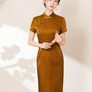 chocolate brown satin maxi dress Satin Maxi Dress main image 0