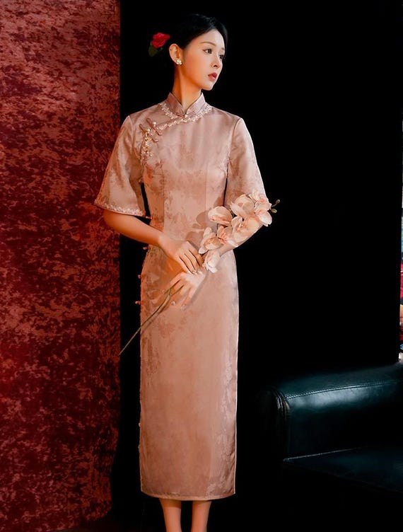 cheongsam dress short Red White Lace Qipao / Party cheongsam in various style Elegant New Chinese Qipao Dress