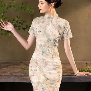 Velvet Cheongsam Dress: Modern Qipao, Long Prom Gown