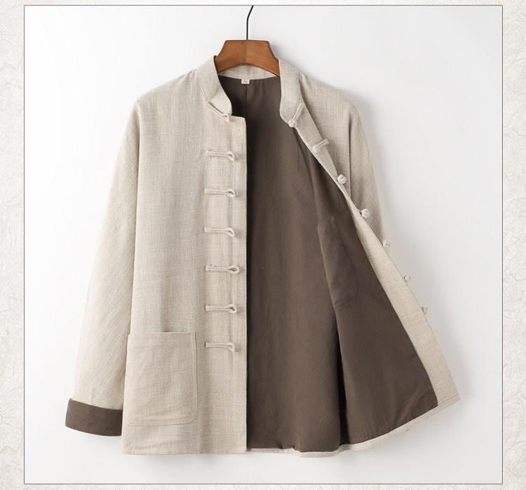 ジャケット・アウター CoiWIRROW / Banboo linen  over coat Long Bamboo Jacket - Etsy
