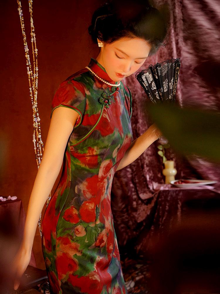 in the mood for love green dress Qipao Greek