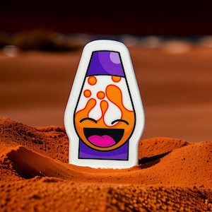Lava Lamp Sticker | Cute Sticker | Decal | Water Bottle Sticker | Laptop Sticker | Stationary | Vinyl | Matte | Waterproof | Weatherproof |