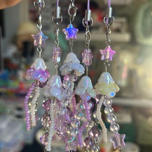 Jellyfish keychain