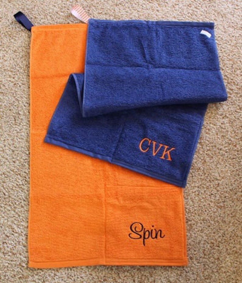 Personalized Pocket Workout Sweat Towel Yoga Towel Workout Etsy