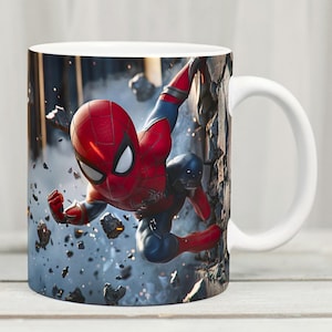 11oz Cartoon Character Mug Sublimation Png Funny Cartoon Mug Wrap High Resolution Design Printable Kids Mug Templates Digital Download File