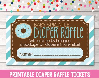 instant download printable diaper raffle tickets chevron etsy