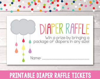 train instant download diaper raffle tickets pdf printable etsy