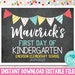 Boys First Day of School Sign Printable Boys First Day of - Etsy