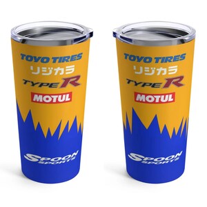 Novelty Spoon Sports Tumbler, Type R Tumbler, Civic Type R Coffee Tumbler, Rally Car Tumbler, JDM Tumbler, CTR Tumbler