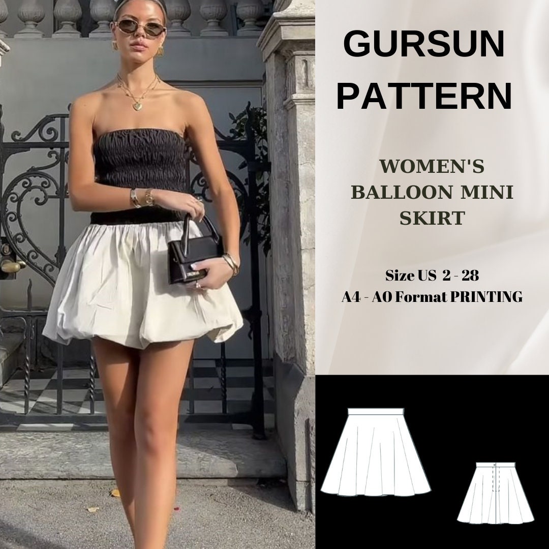 スカート POPPY TULLE BALLOON MINI SKIRT (BLACK) Tulle balloon mini skirt (black) – POPPY