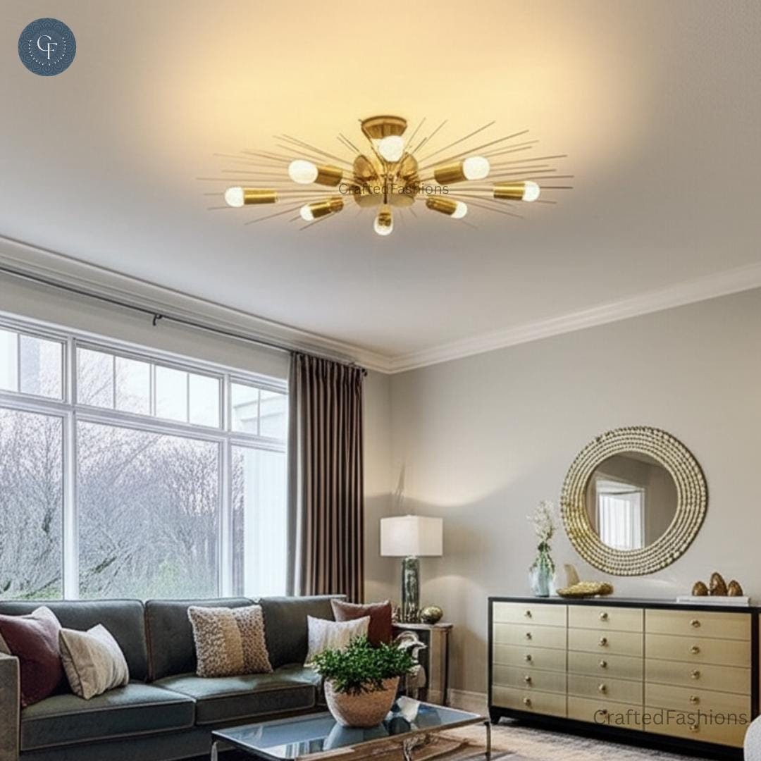 ヴィンテージの魅力を備えた、手作りのミッドセンチュリー真鍮