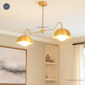2-Arm Aldorno Linear Chandelier – Luxurious, elegant, and unique