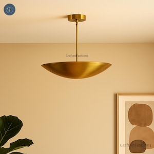 18-Inch Brass Chandelier – Unique finish variations, elegant and distinctive touch