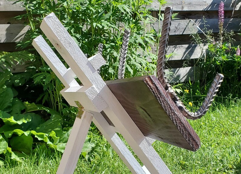 Industrial Style Coat Rack- 4 Hook Double Rebar With Pine Backboard - Etsy