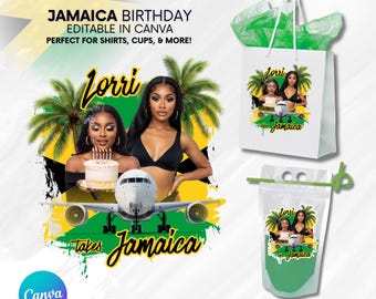 Takes Jamaica, Birthday Templates, Vacation Gifts, Girls Trip, Birthday Squad