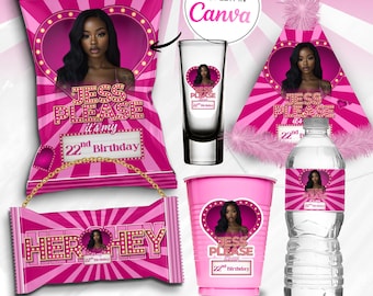 Roulette Party Template: Adult Birthday Favors, Card Game Templates, Birthday Please