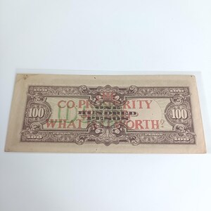 Filippijnen 100 1944 Japanse invasie echt geld met propaganda Herdenkingsmunt privé-opdruk numismatiek Vintage papiergeld 0957027