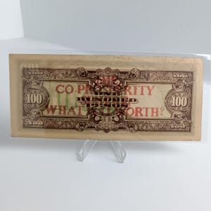 Philippines 100 1944 Japanese Invasion Genuine Money with Propaganda Commemorative Private Overprint Numismatics Vintage Papermoney 0957050