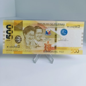 Philippines 500 2020F Replacement Star Note Enhanced New Genereation Currency, Duterte - Diokno, Money Collection, Numismatic Item, *1294663