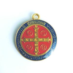 Saint Benedict Medal: Exorcism Protection Amulet - Filipino Talisman