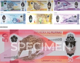 Philippines 2024 Polymer Banknotes Set: Numismatic Study (Digital Download)