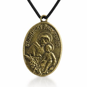 Amuleto de San Antonio y San Judas: Medalla espiritual filipina hecha a mano, colgante Anting-anting Filipinas