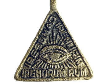 Rare Iremurom Lucky Medallion Amulet from the Philippines - Unique Protection Charm for Good Luck and Safety