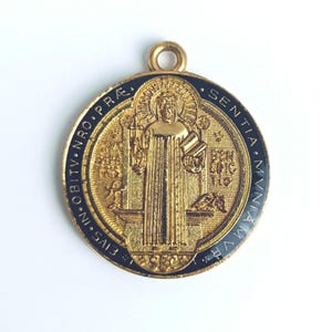 Saint Benedict Medal: Exorcism Protection Amulet - Good Fortune Talisman