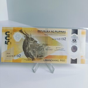 Nouveauté, billet de 500 Philippines 2024 en polymère, Marcos BBM - Remolona, première émission de monnaie, numismatique, hors circulation AC9753192