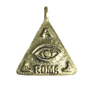 Amulet ochronny All Seeing Eye i medalion przynoszący szczęście - autentyczny filipiński talizman zapewniający duchowe przewodnictwo i szczęście
