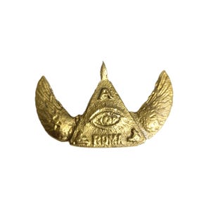 Amulet ochronny All Seeing Eye ze skrzydłami - autentyczny filipiński talizman szczęścia zapewniający duchowe przewodnictwo i pomyślność